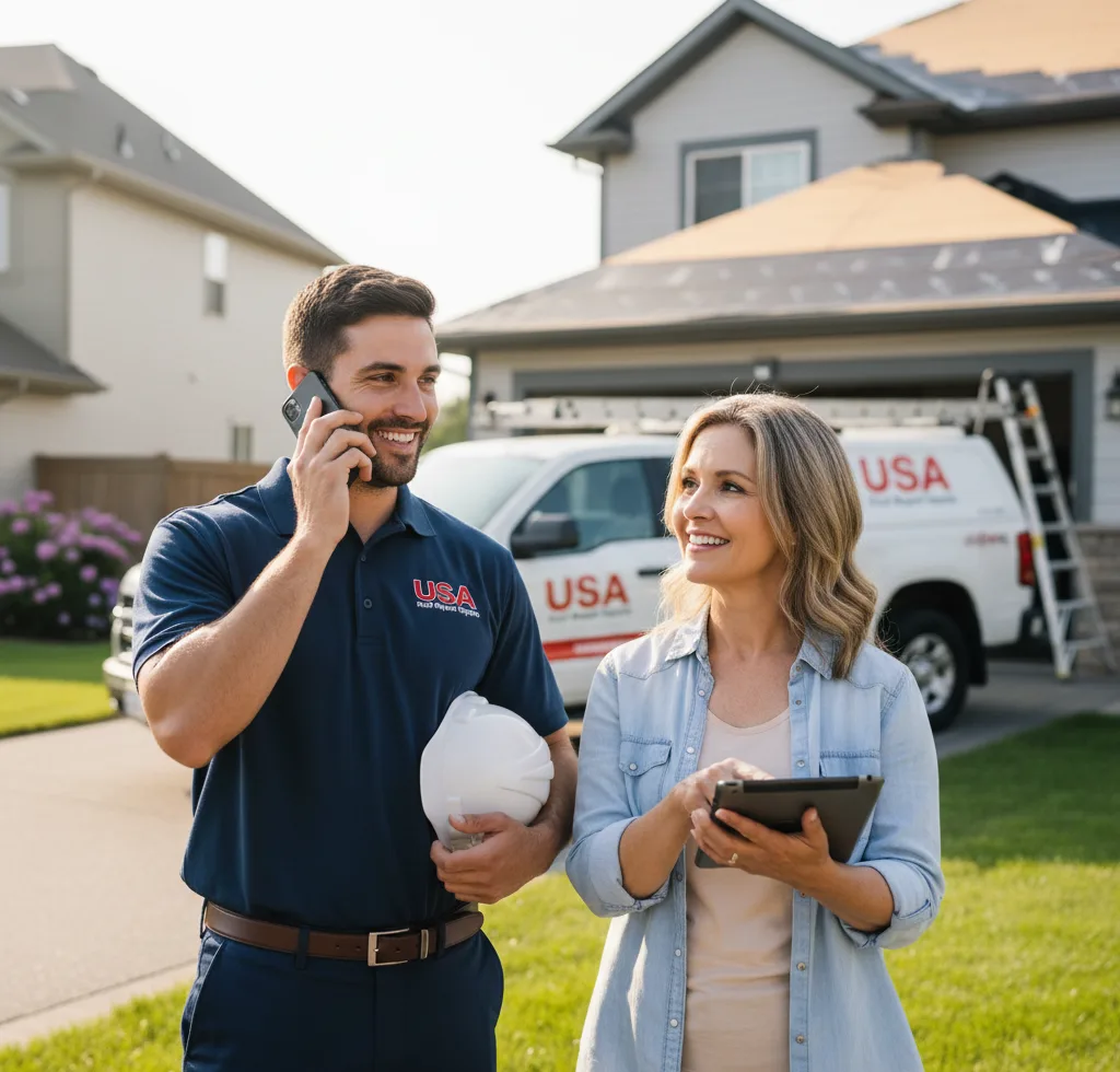 USA Roof Repair Experts customer support in Woodland Park